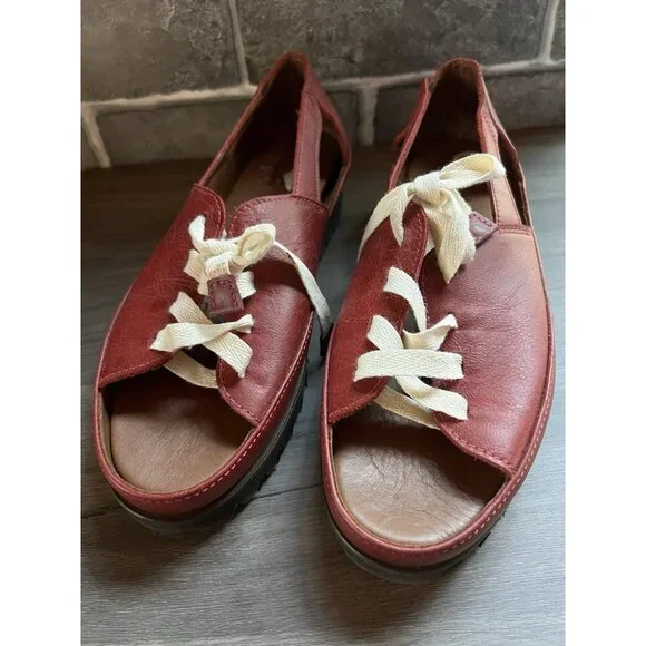 Sergio Tomani Donna Women's Leather Slip-On Shoes Size 38 7.5 US - Picture 2 of 16